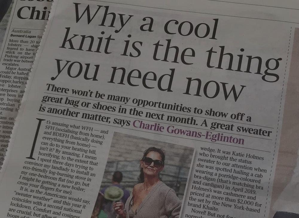 In the Press: "Perfected versions of classic shapes" - The Times