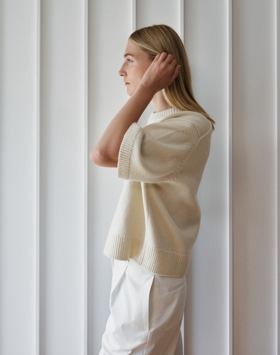 The Easy Tee - Undyed Ecru / Archive Sale