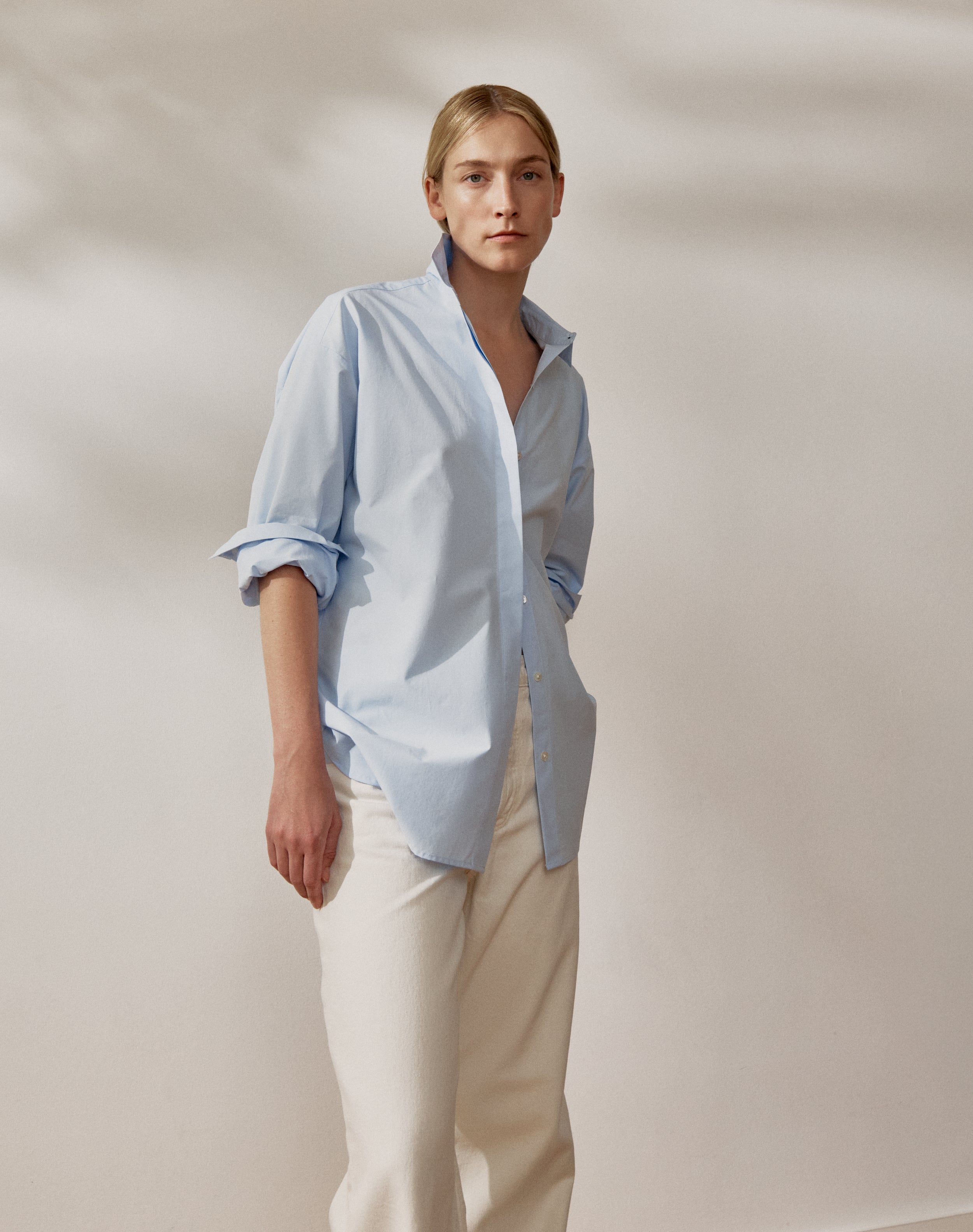The Oversize Shirt - Salt Blue
