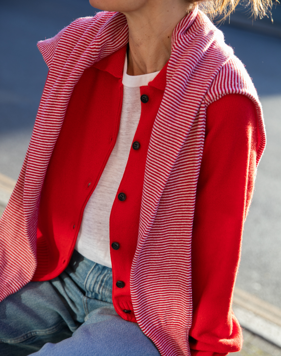 The Collared Button-Up - Poppy / Archive Sale