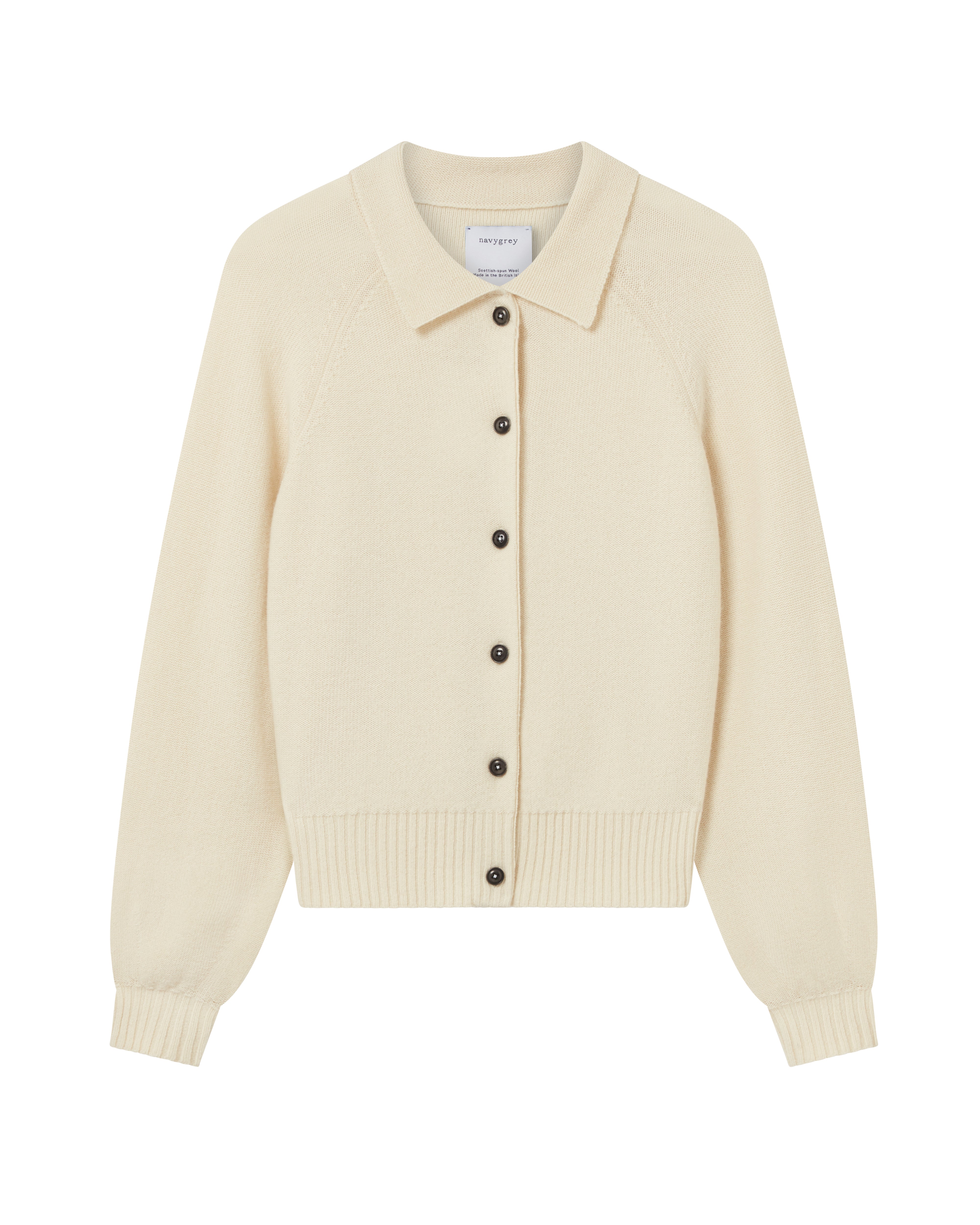 The Collared Button-Up - Undyed Ecru / Archive Sale