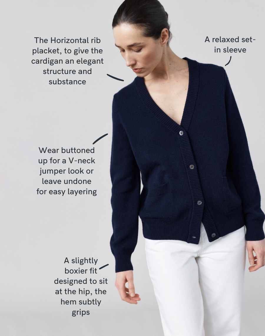 The Cardigan - Navy