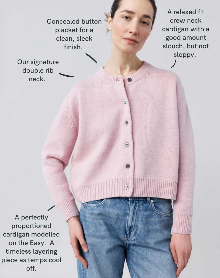 The Easy Cardigan - Nymph