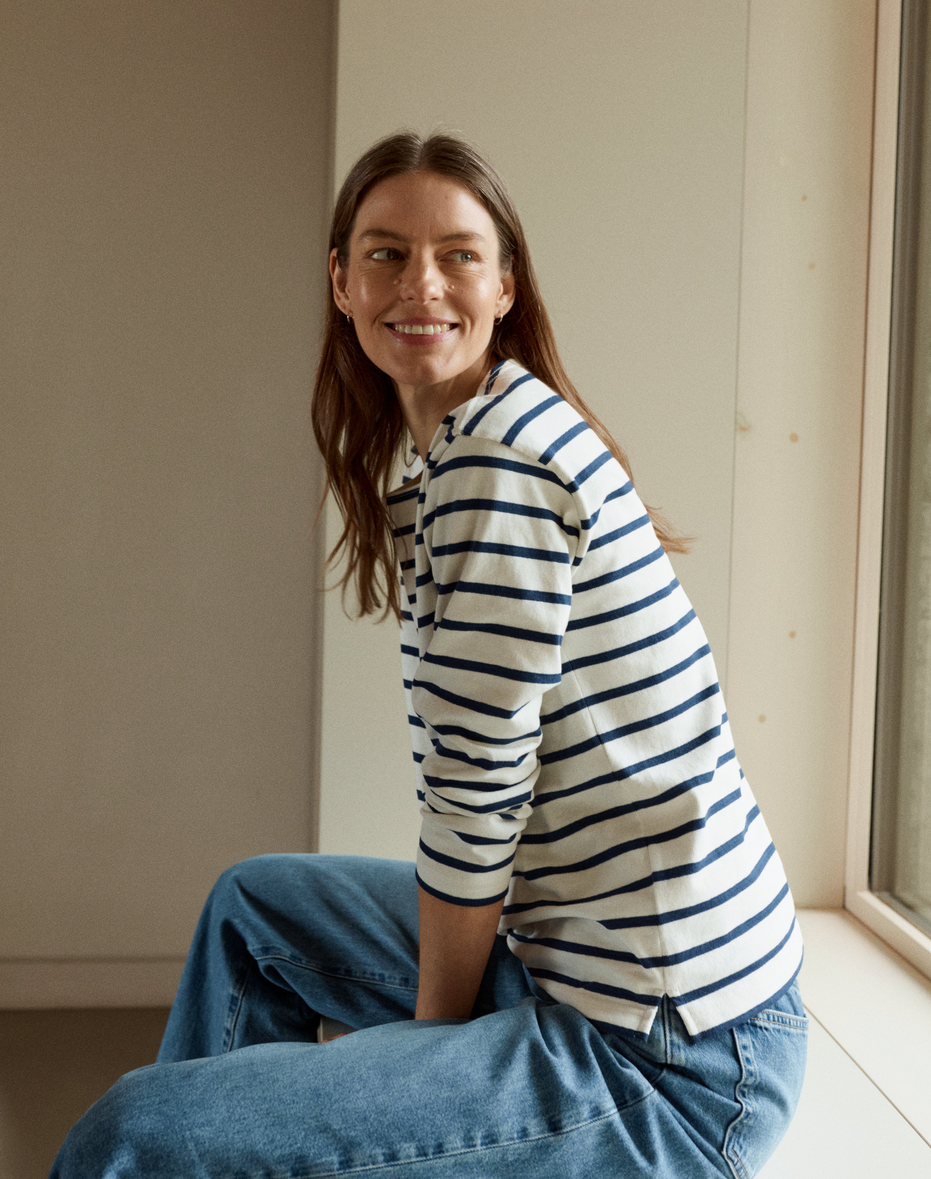 The Breton / The Original - Ecru + Navy