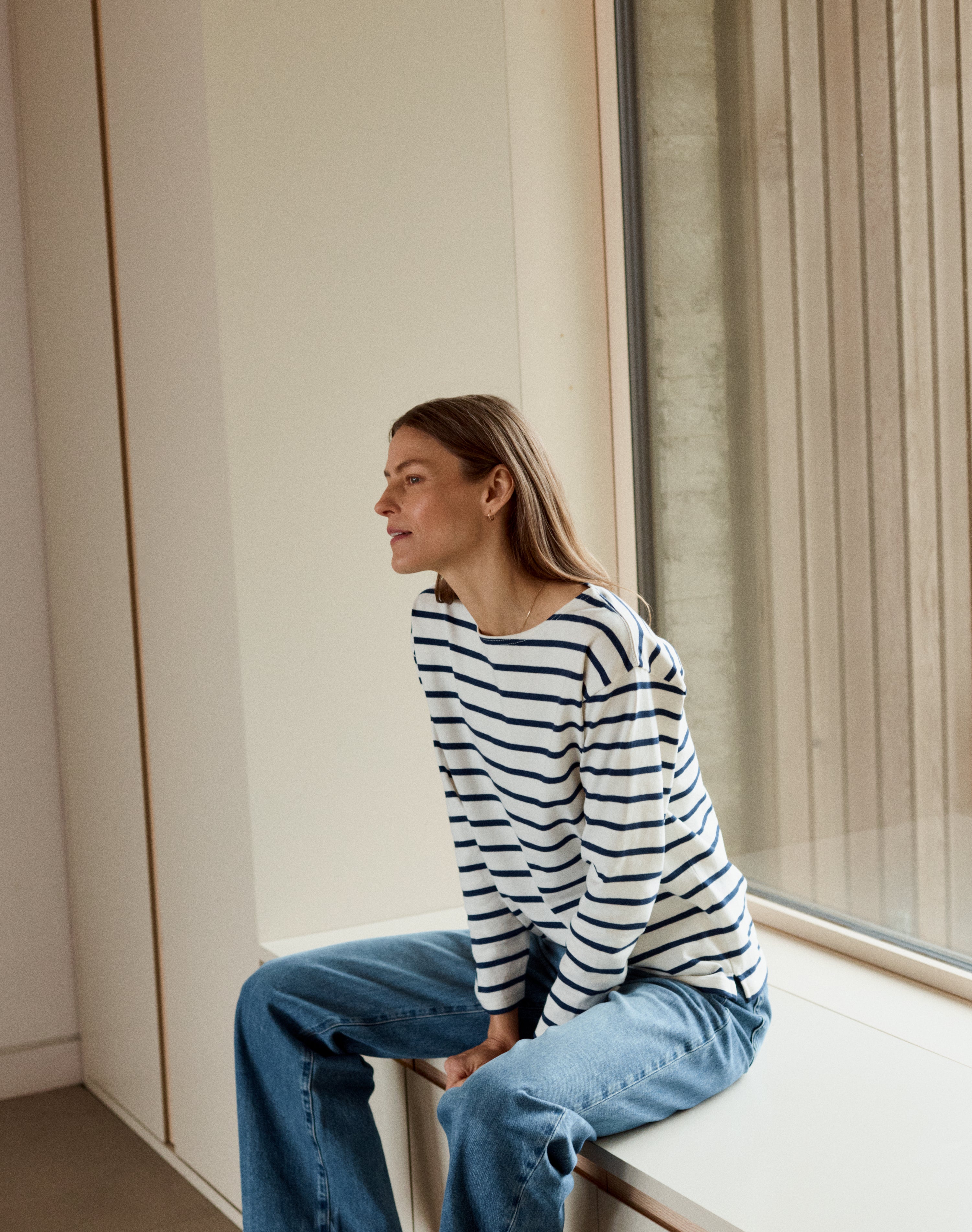 The Breton / The Original - Ecru + Navy
