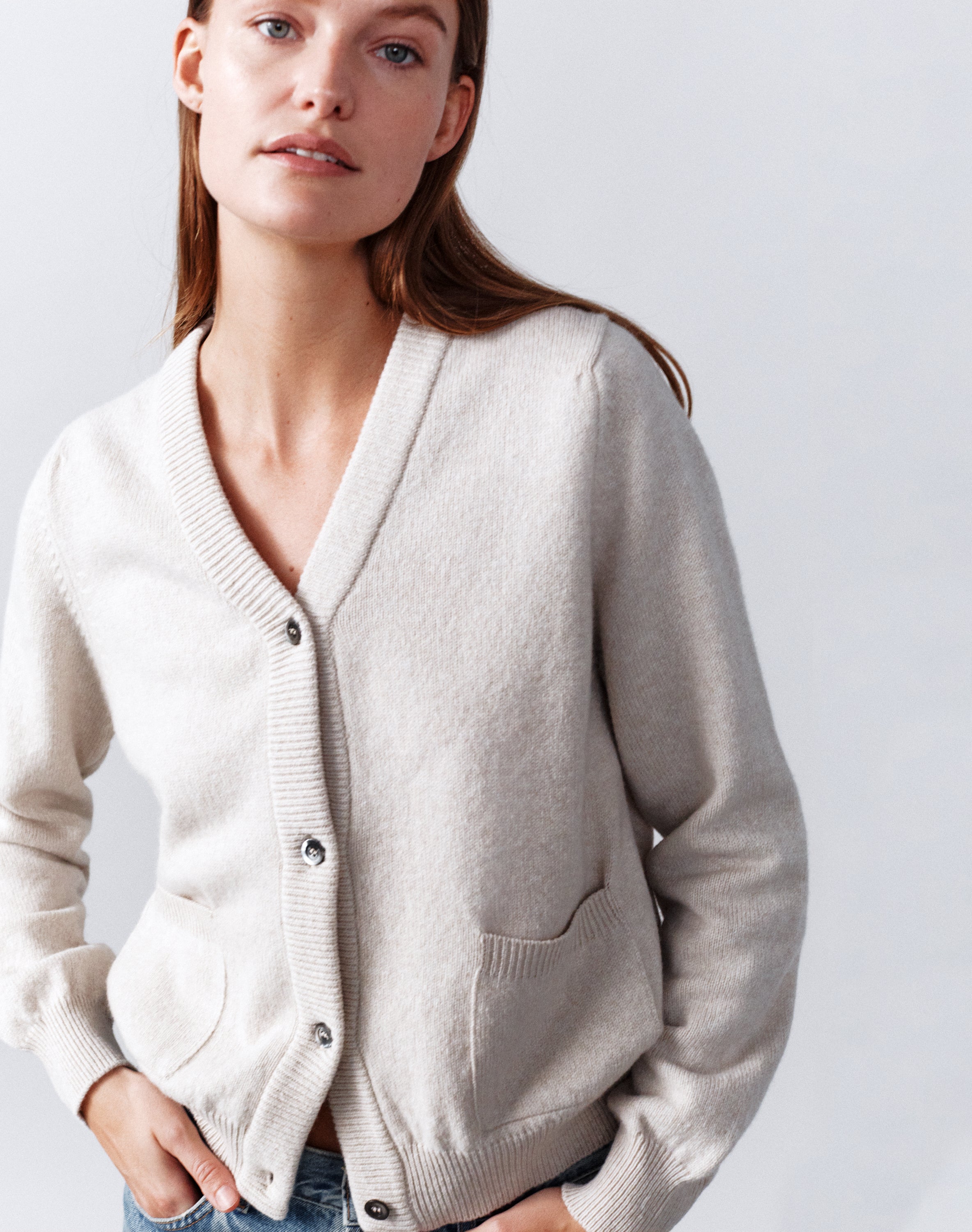 The Cardigan - Lait