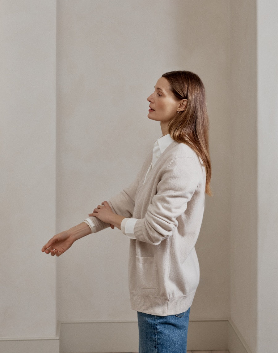 The Cardigan / 2.0 - Lait / Archive Sale