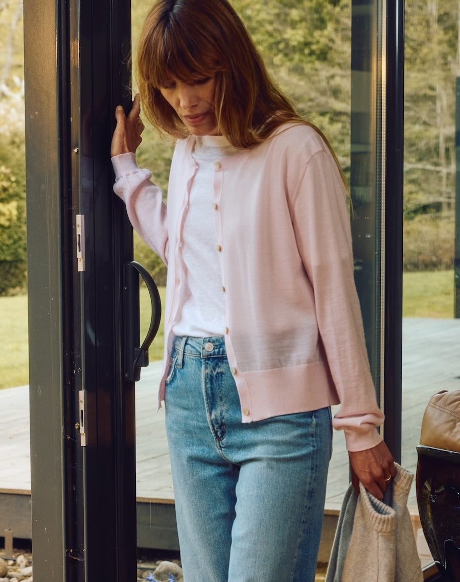 The Fine Cardigan - Blush / Archive Sale