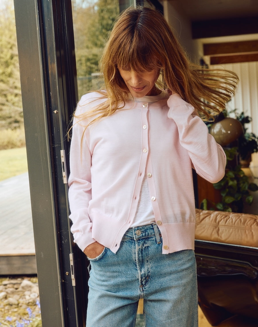 The Fine Cardigan - Blush / Archive Sale