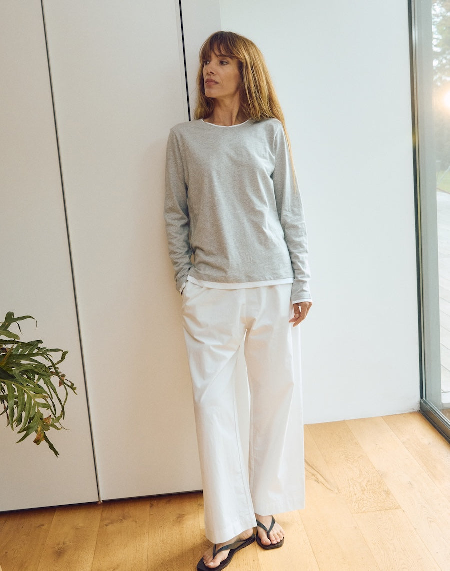 The Layered Tee / Long Sleeve - Grey
