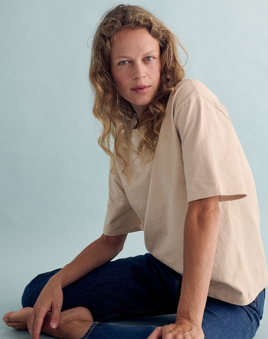 The Structured Slub / The Short Sleeve - Marram / Archive Sale