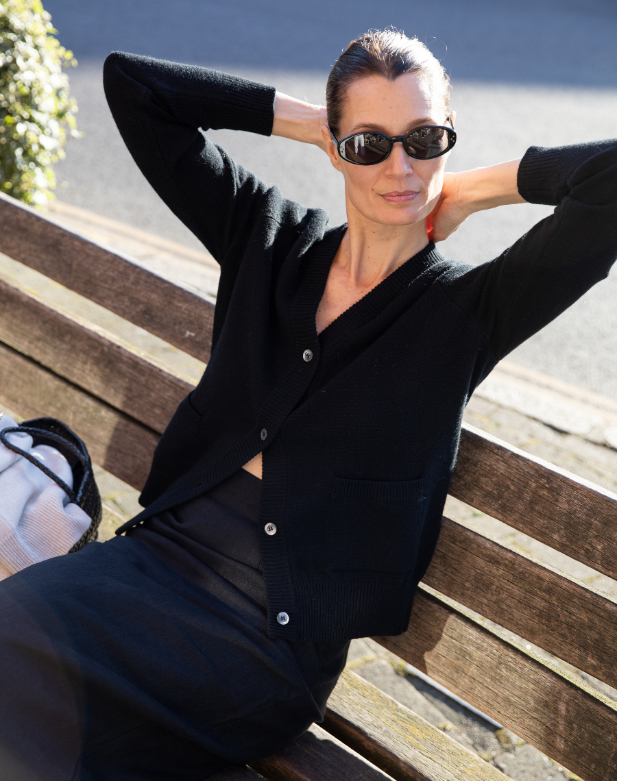 The Cardigan - Black / Archive Sale