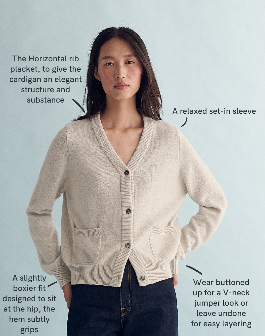 The Cardigan - Lait