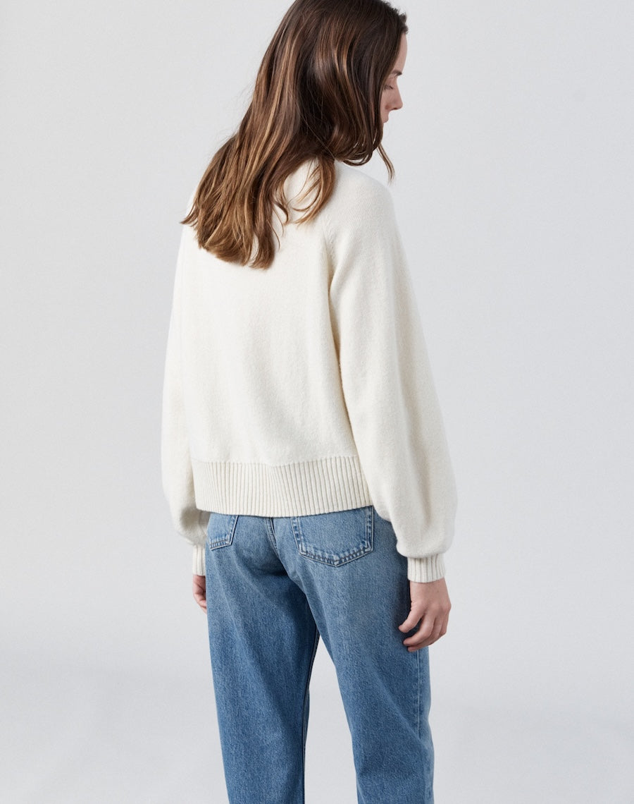 The Collared Button-Up - Undyed Ecru / Archive Sale