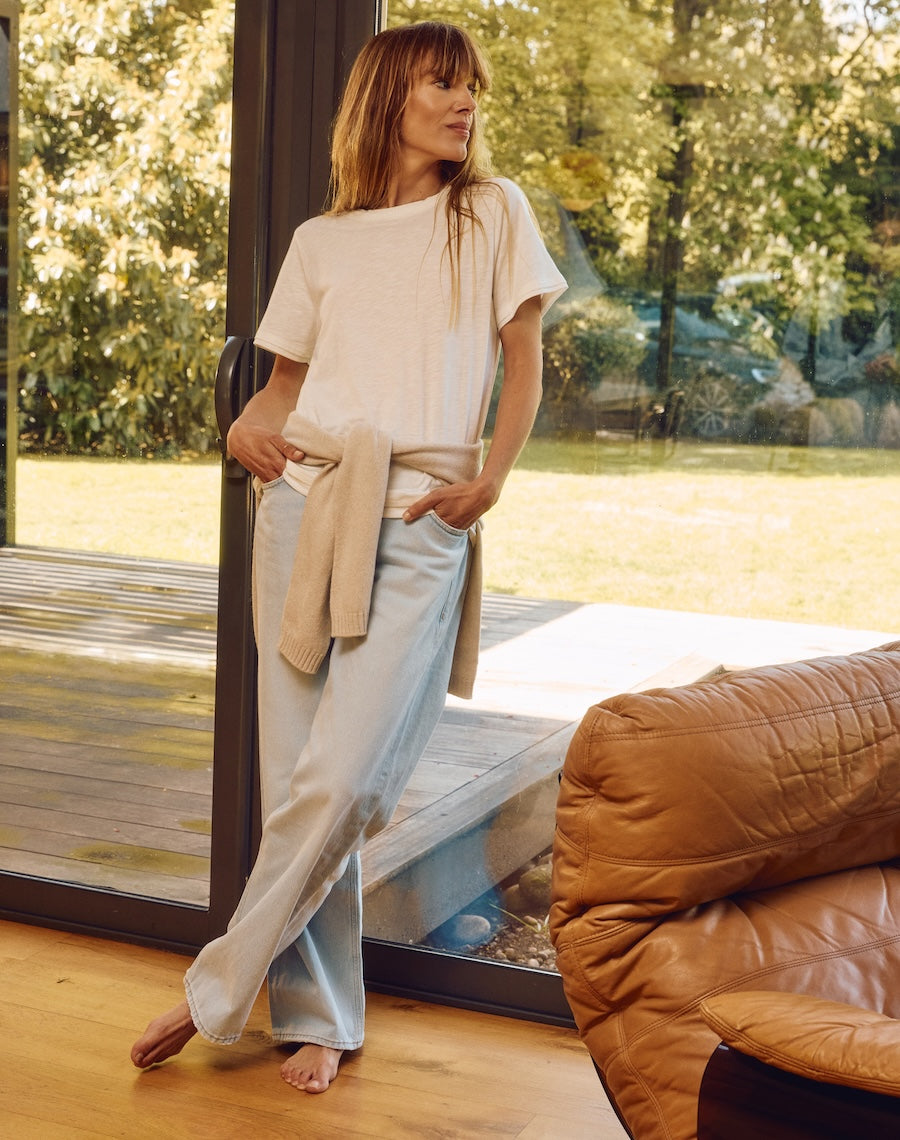 The Layered Tee / Short Sleeve - White