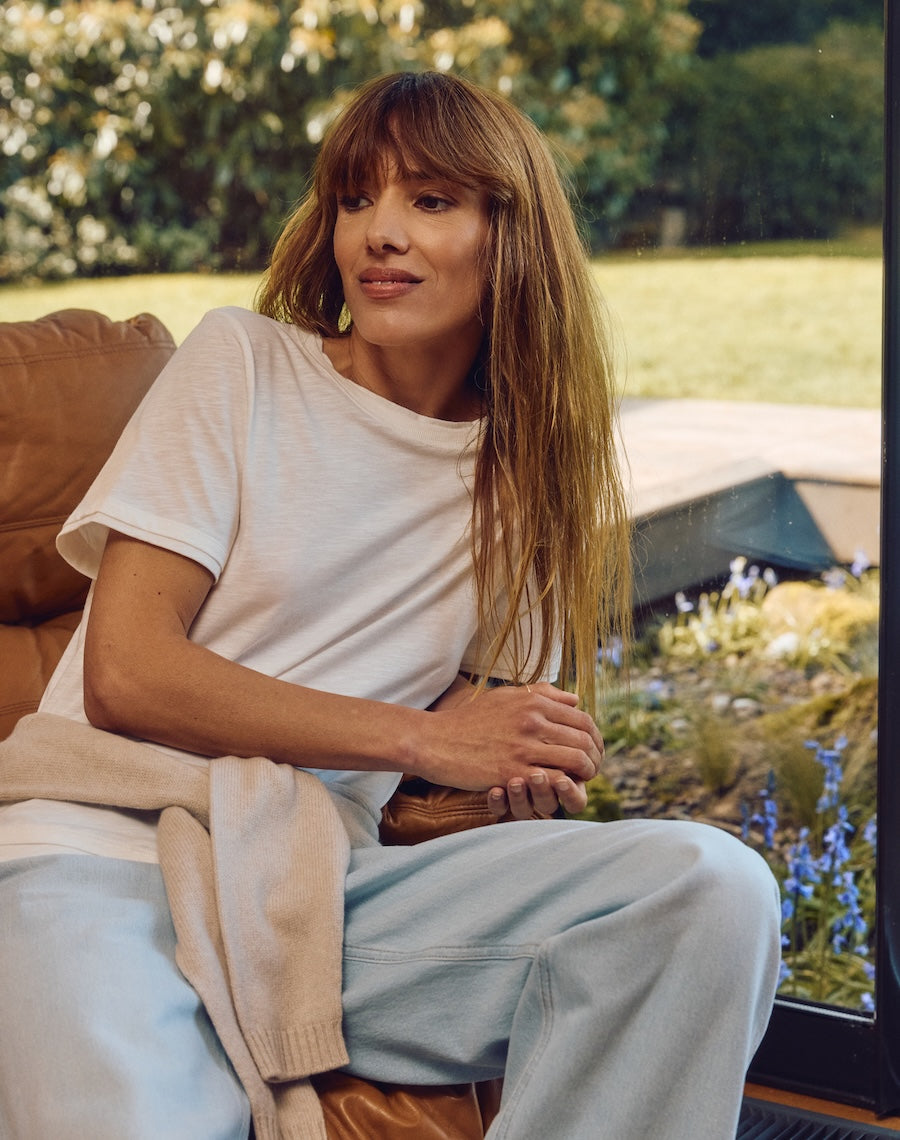 The Layered Tee / Short Sleeve - White