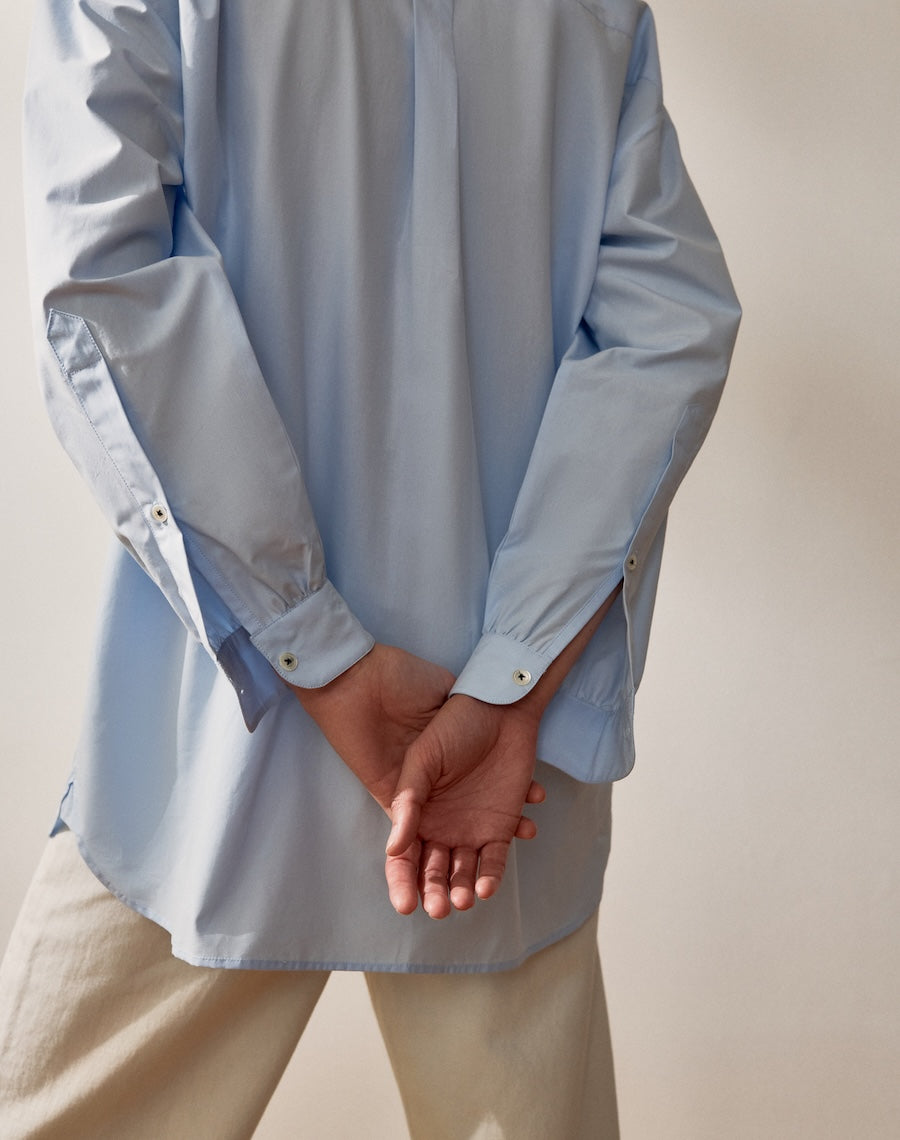 The Oversize Shirt - Salt Blue