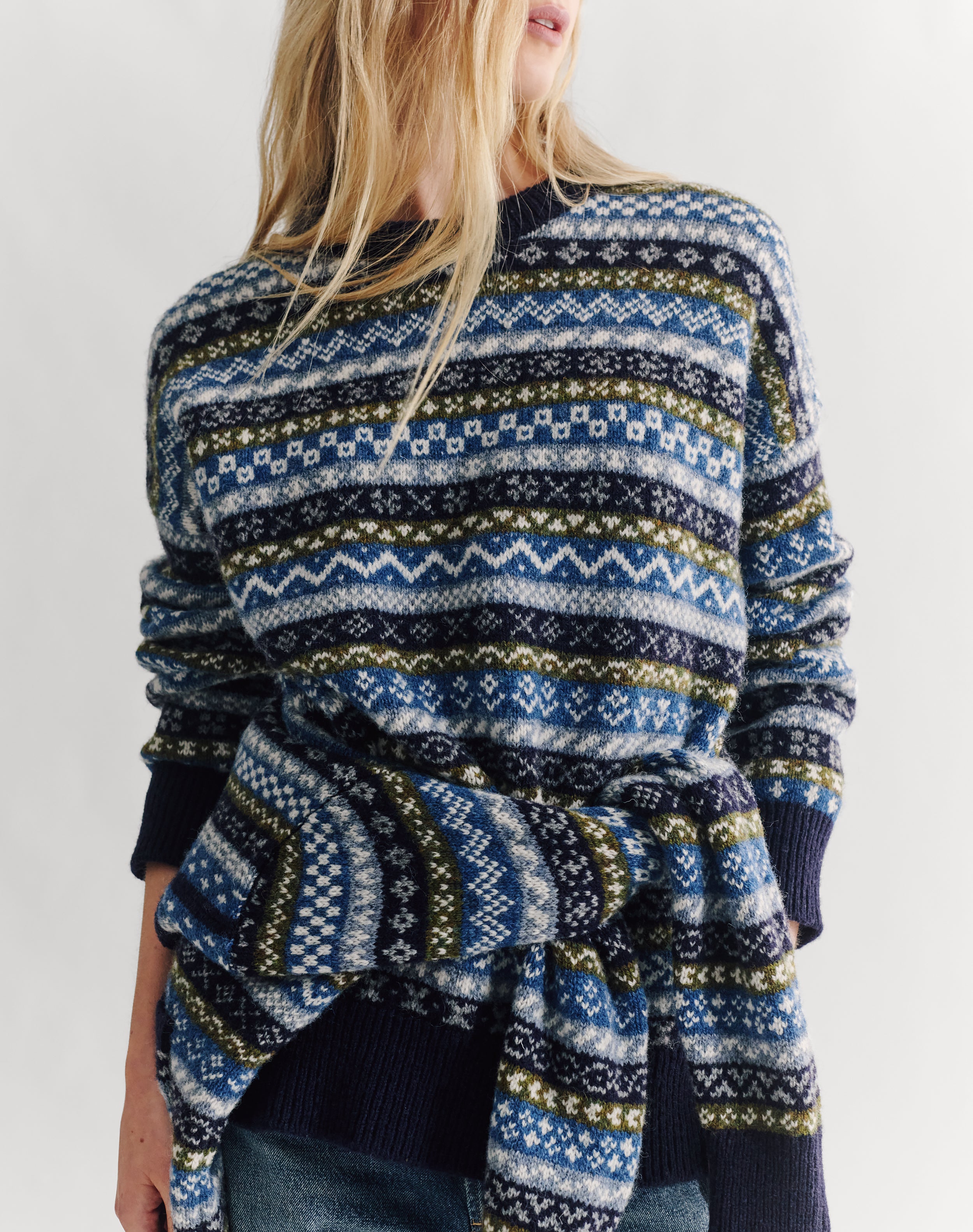 The Real Shetland - Moss / Navy
