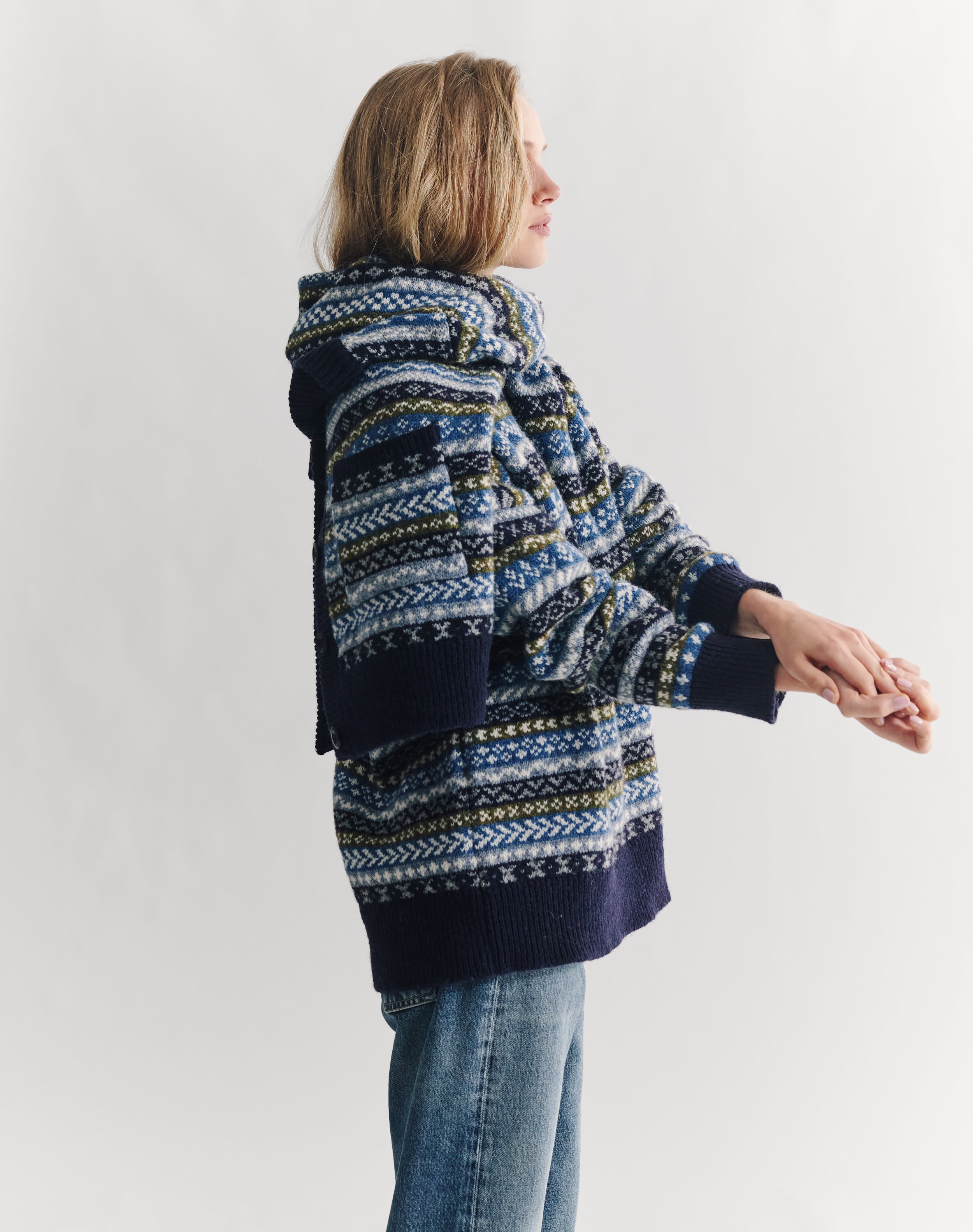 The Real Shetland - Moss / Navy