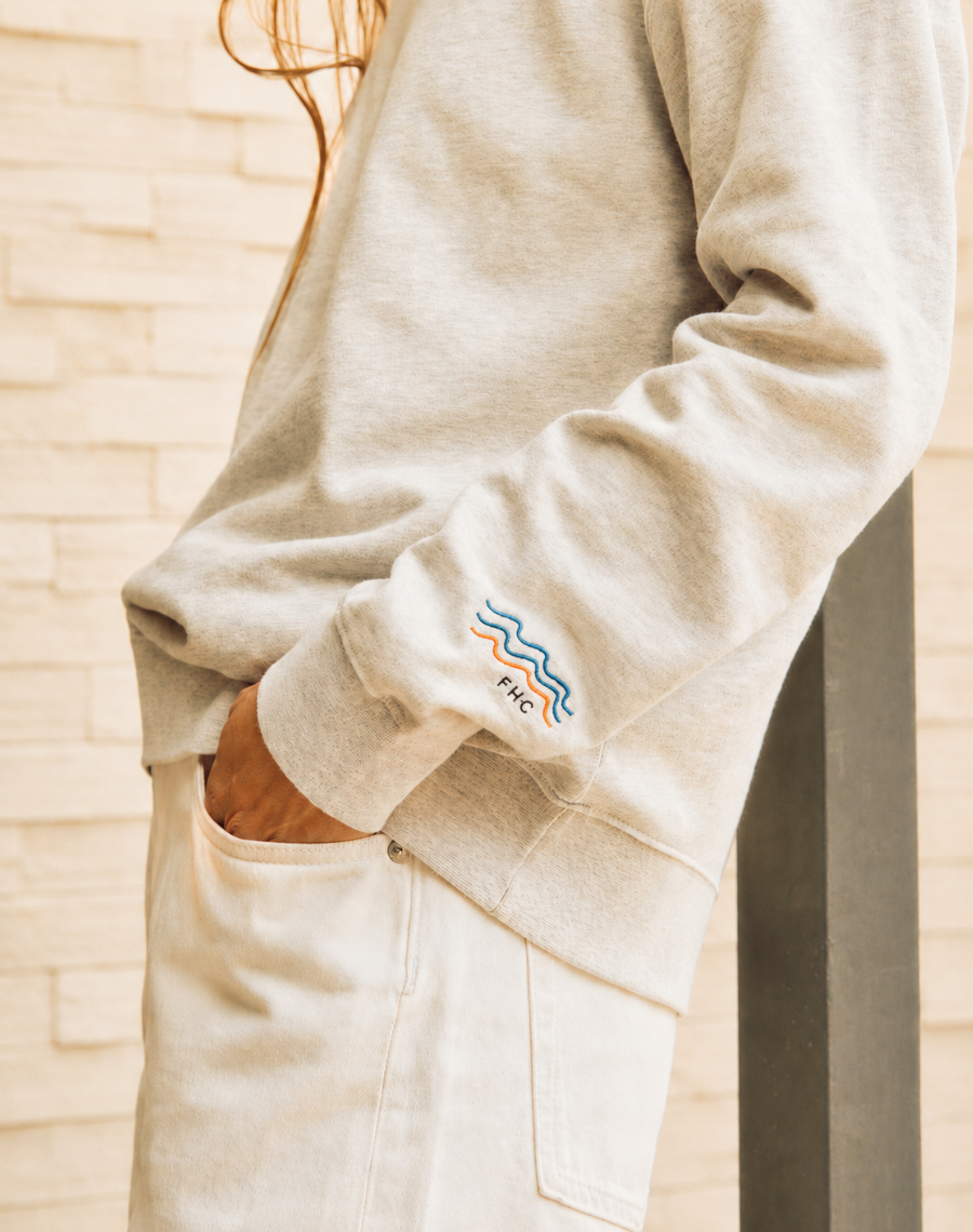 The Charity Sweatshirt - Stone Grey