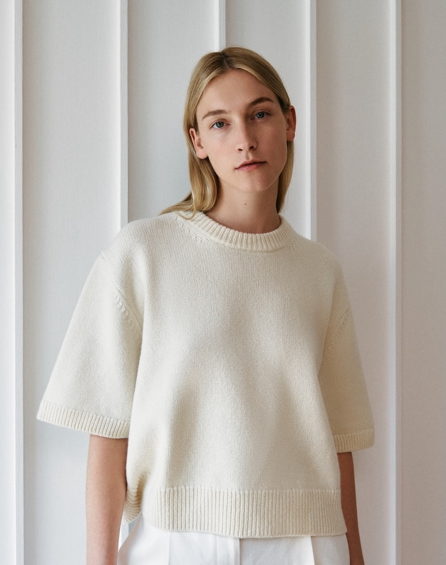 The Easy Tee - Undyed Ecru / Archive Sale