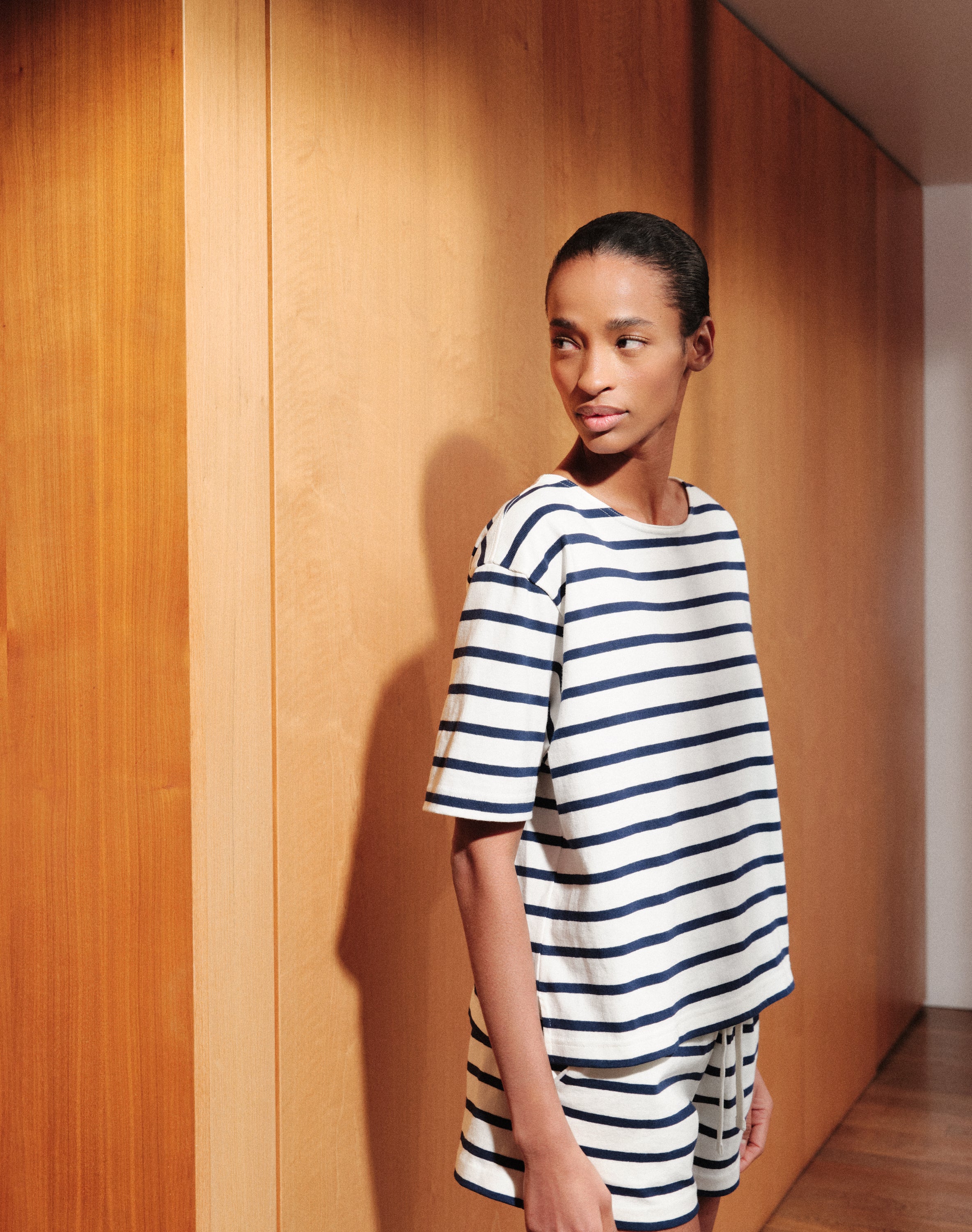 The Breton / The Tee - Ecru + Navy / Archive Sale