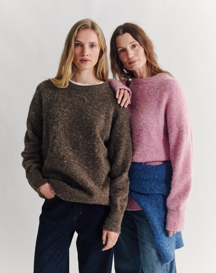 The Brushed Shetland - Umber