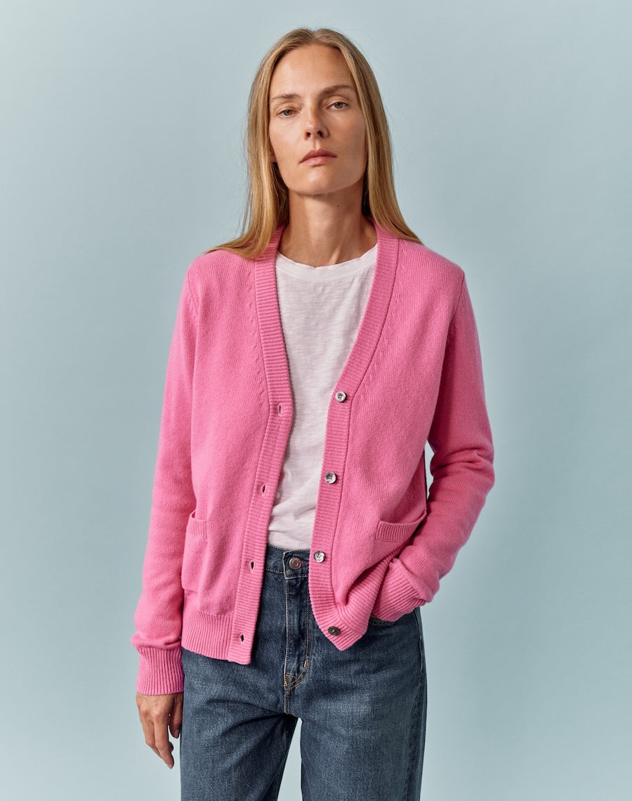 The Cardigan - Austin Pink