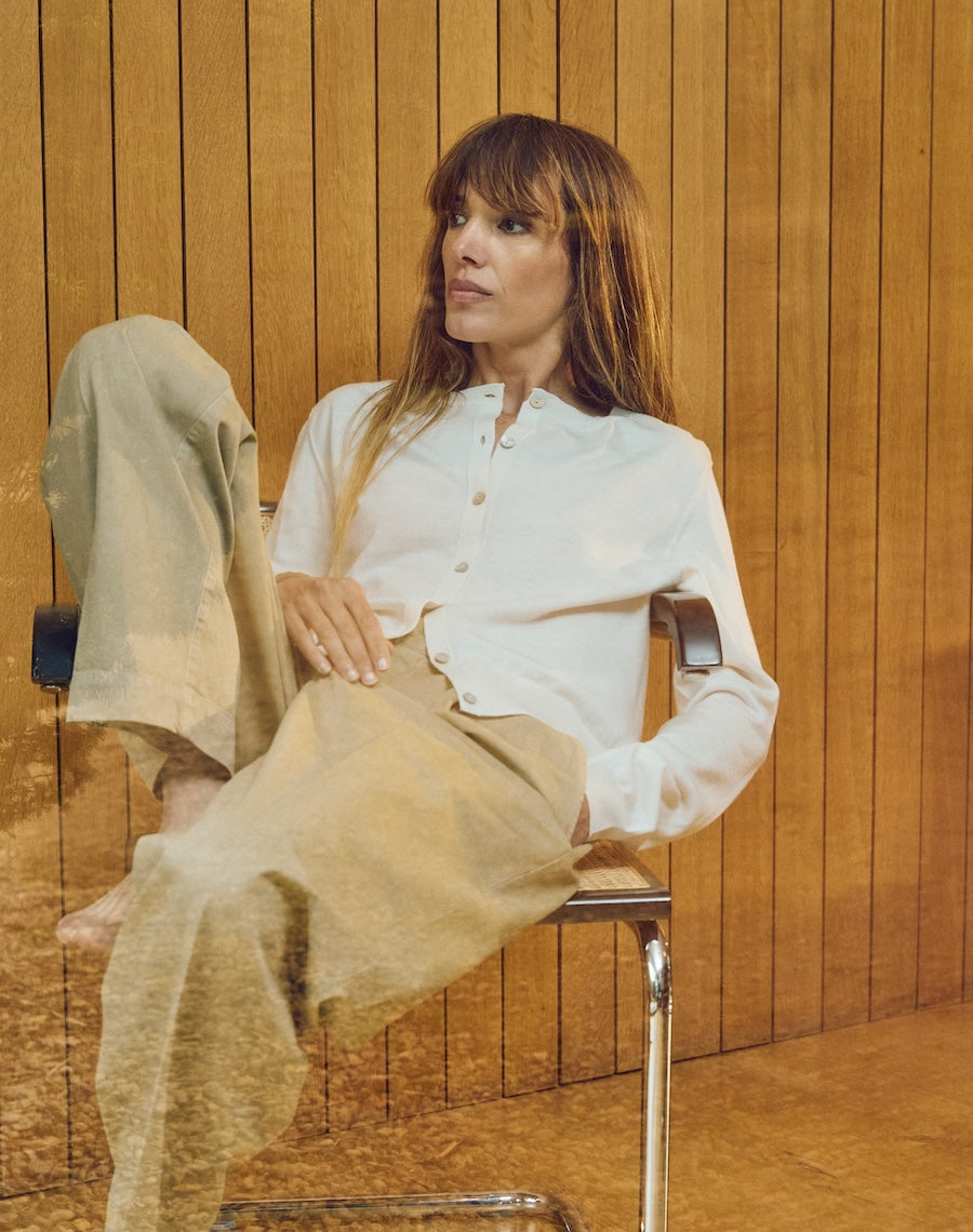The Fine Cardigan - Ecru / Archive Sale