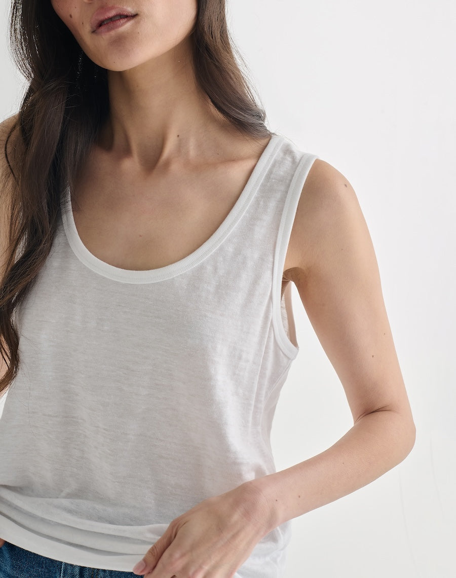 Linen Vest 