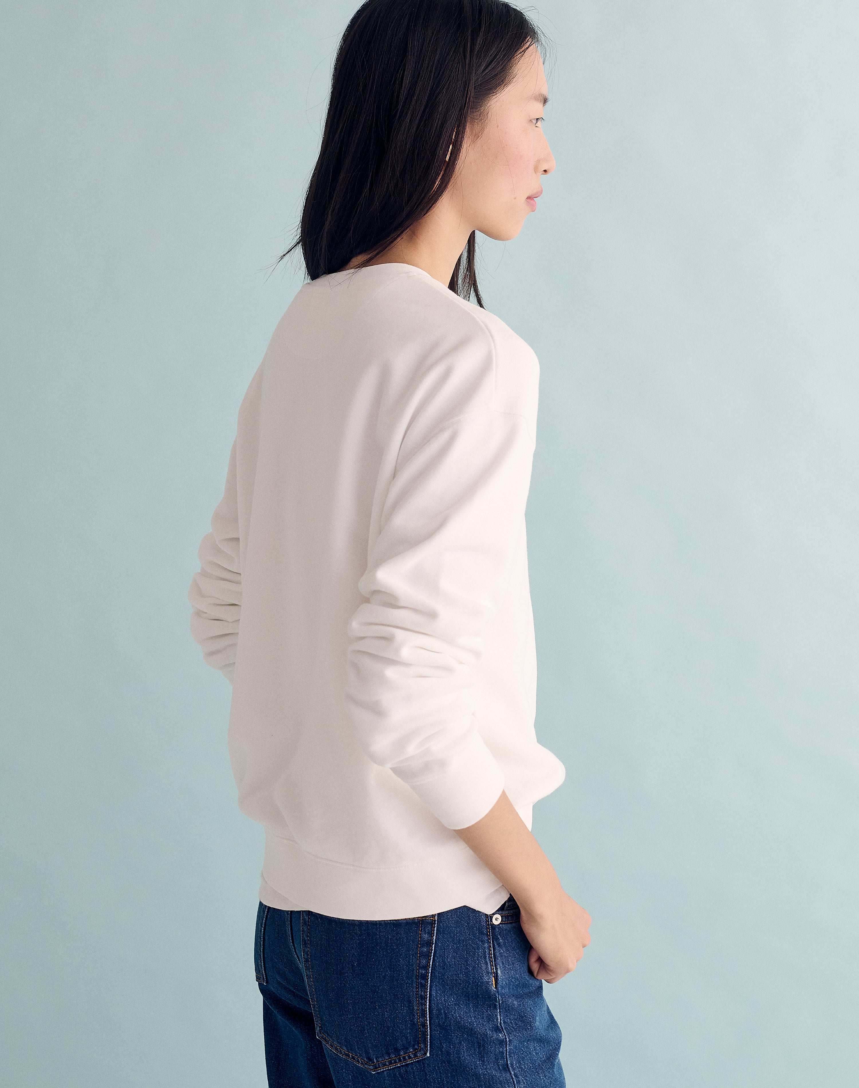 The Lived-In Loopback / Classic-Fit - White / Archive Sale