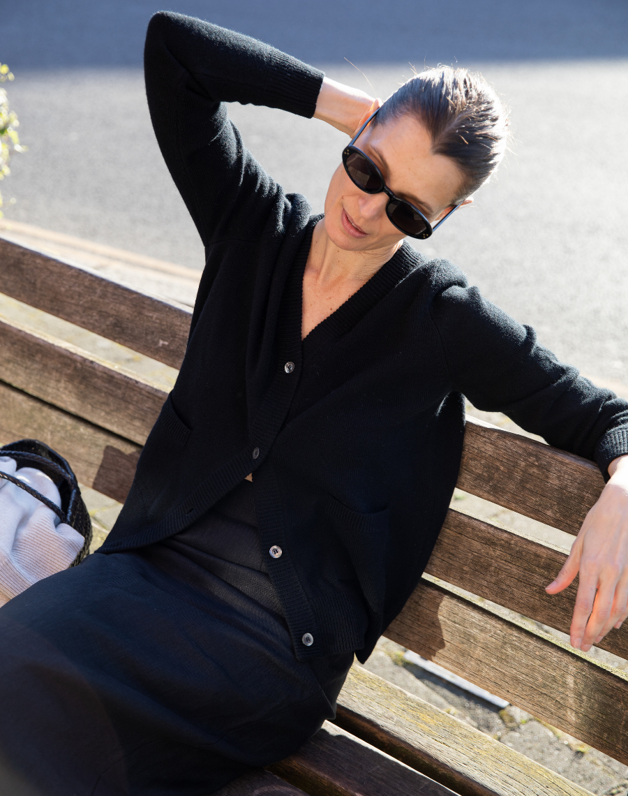 The Cardigan - Black / Archive Sale