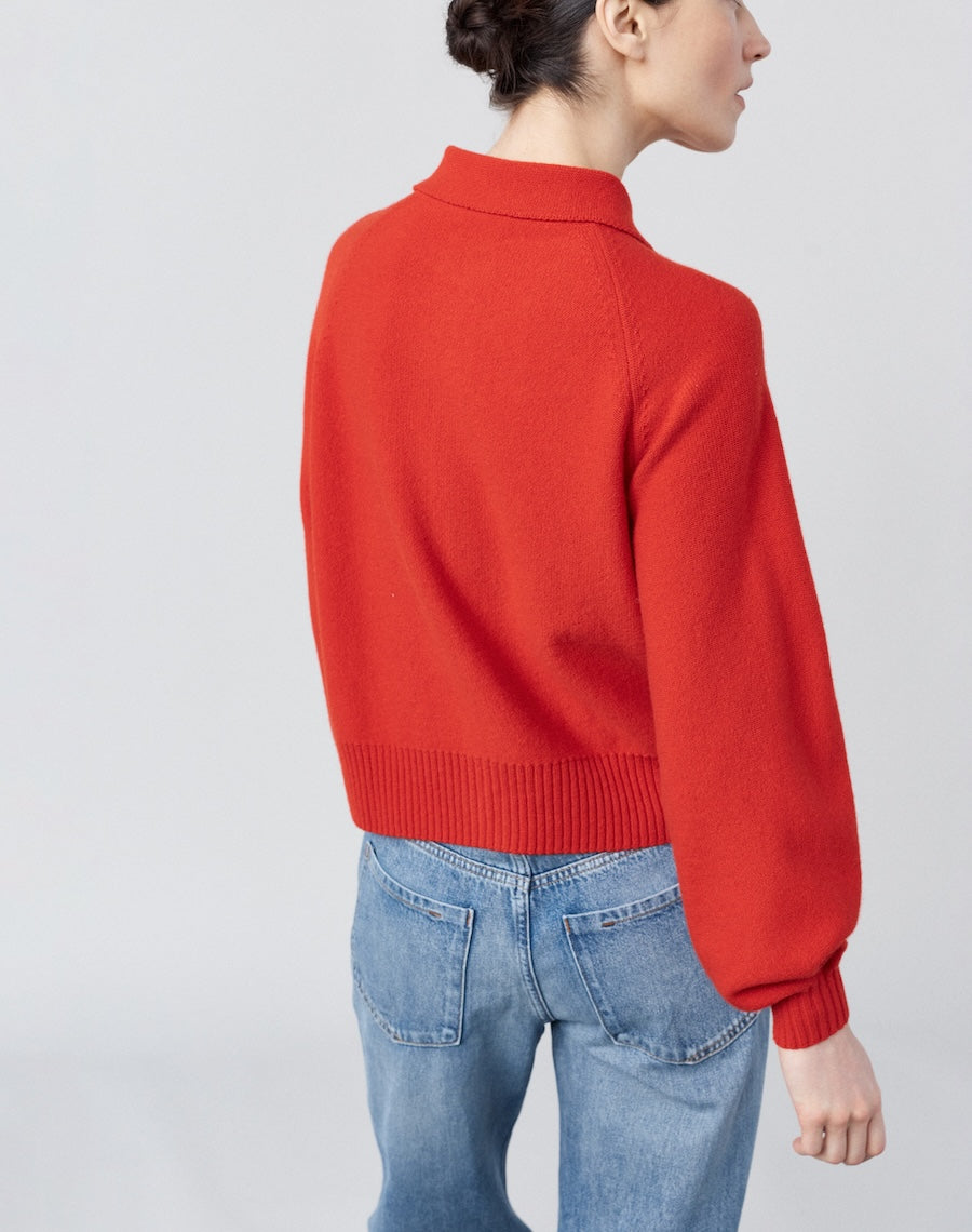 The Collared Button-Up - Poppy / Archive Sale