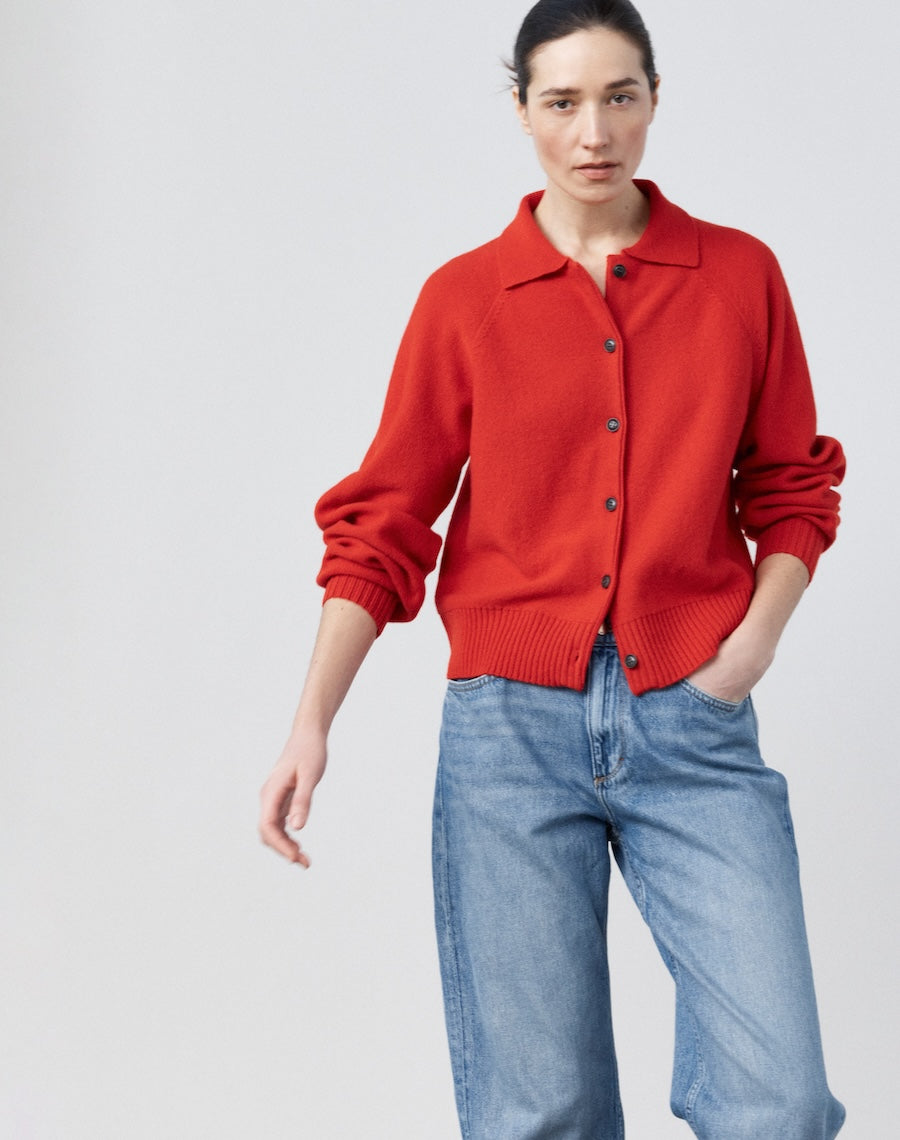 The Collared Button-Up - Poppy / Archive Sale