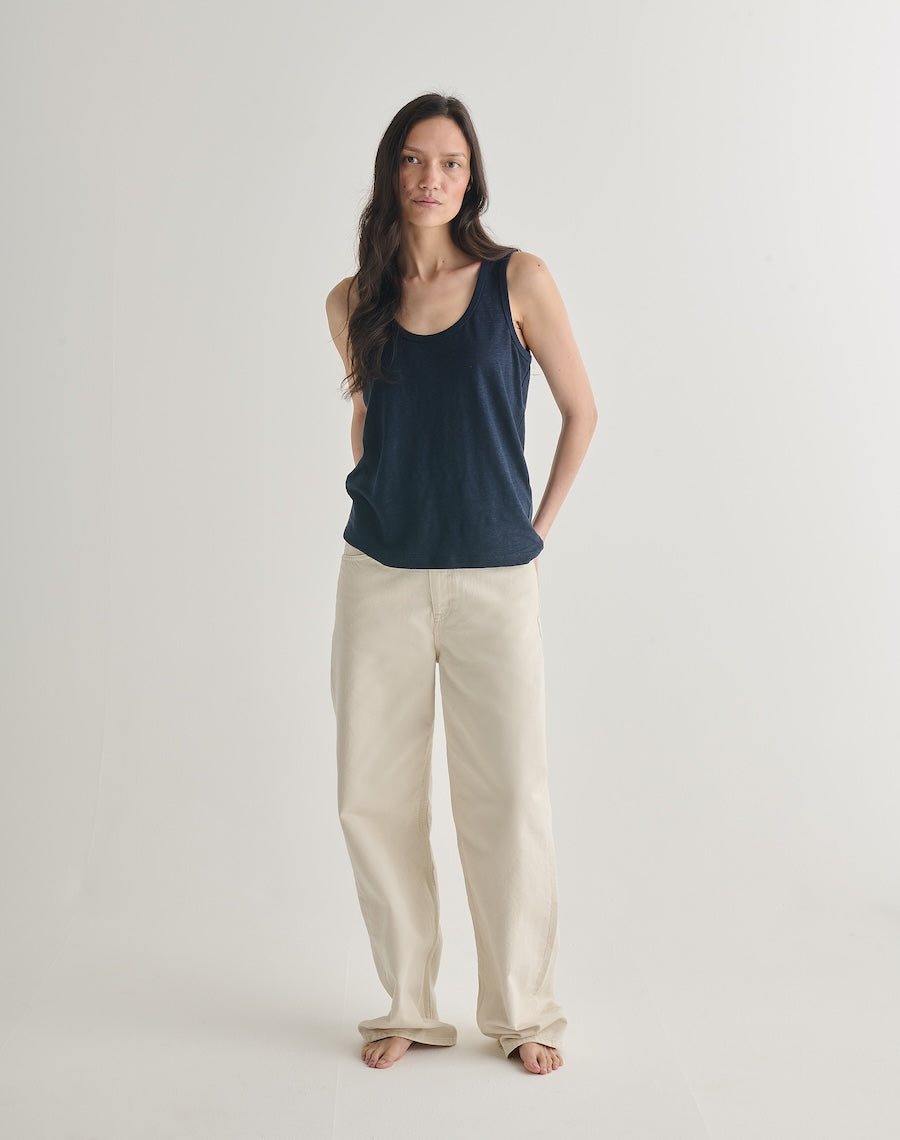 Linen Vest 