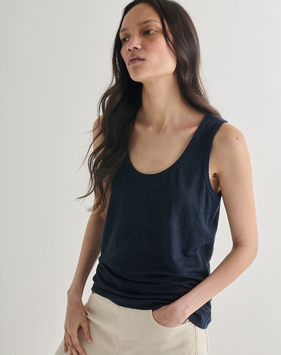 Linen Vest 