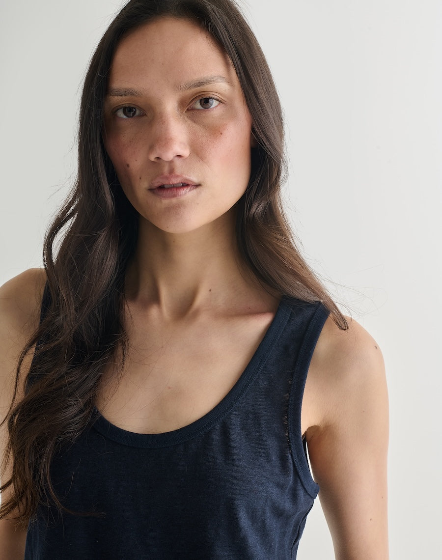 Linen Vest 
