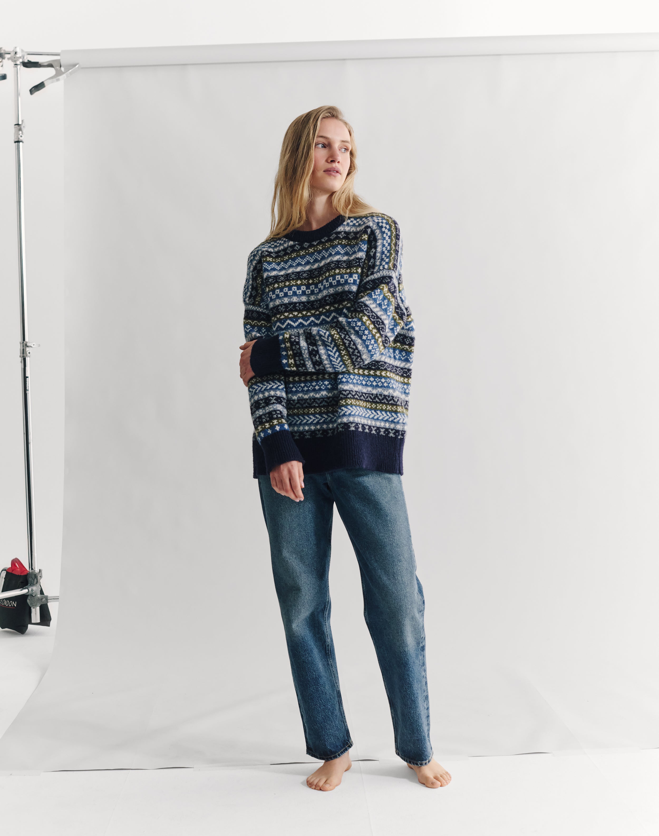 The Real Shetland - Moss / Navy