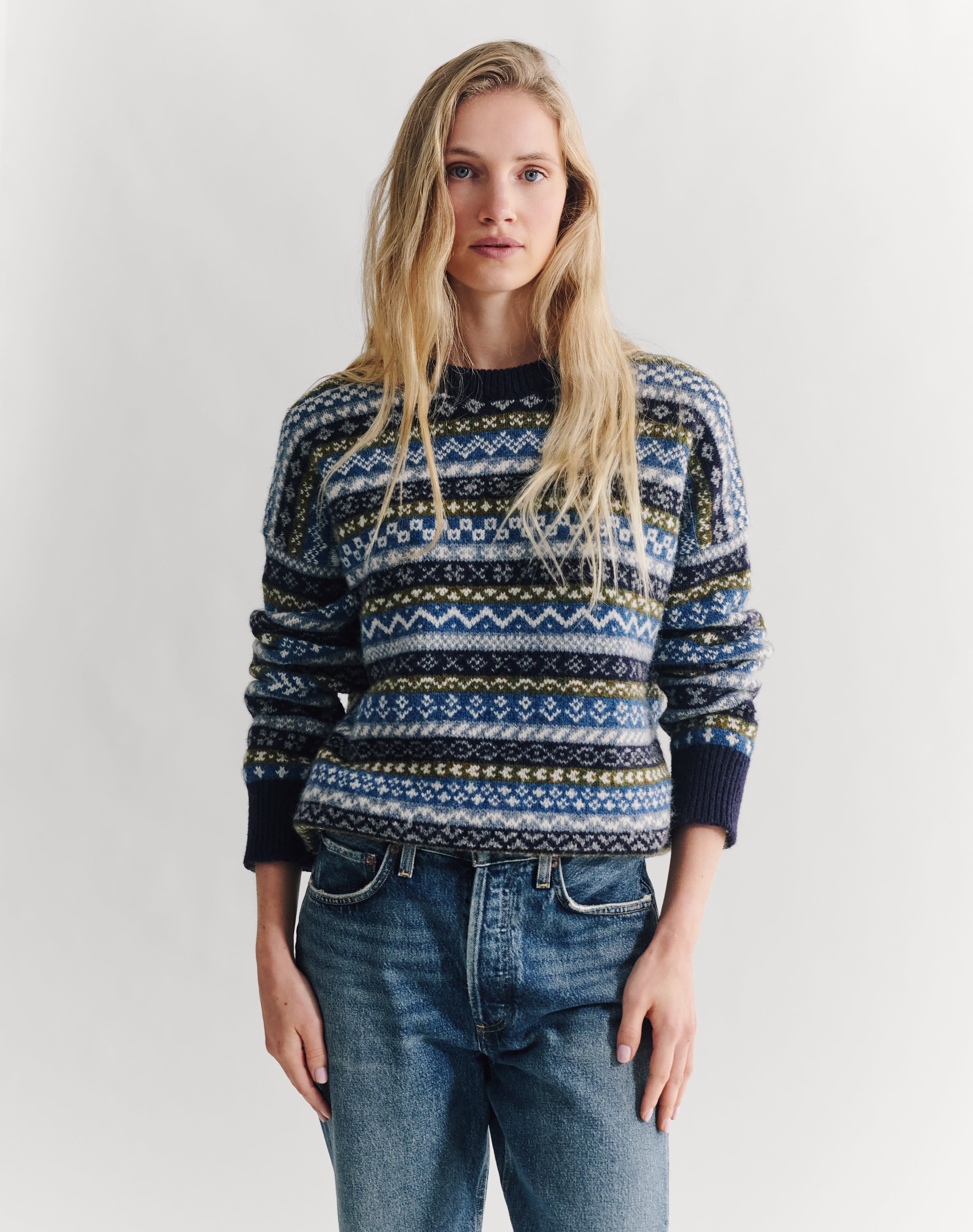 The Real Shetland - Moss / Navy