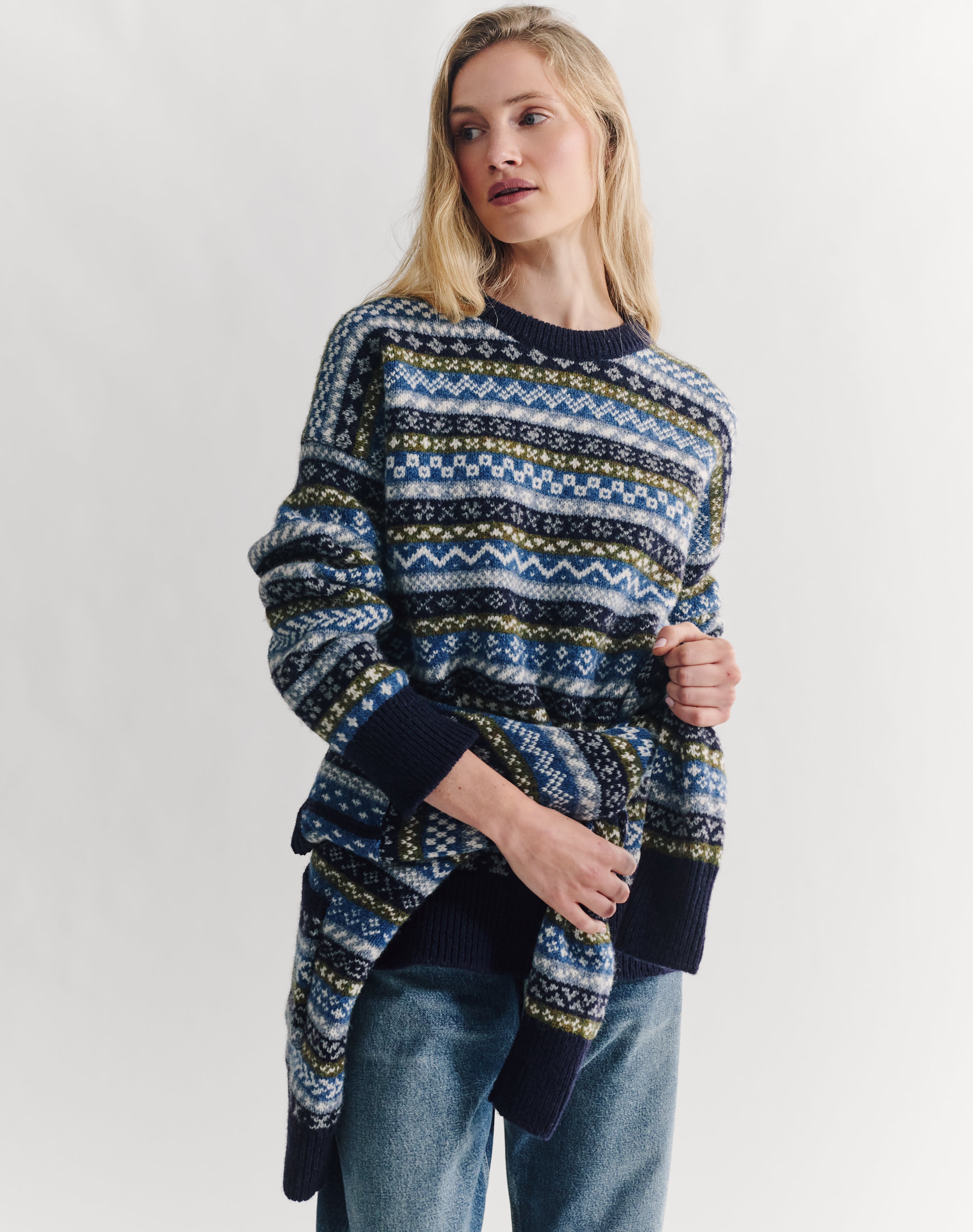 The Real Shetland - Moss / Navy