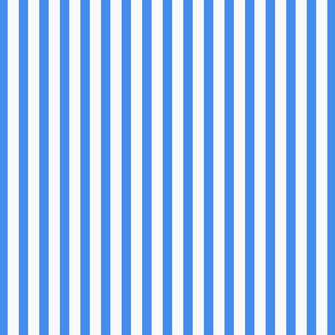 Blue + White Stripe