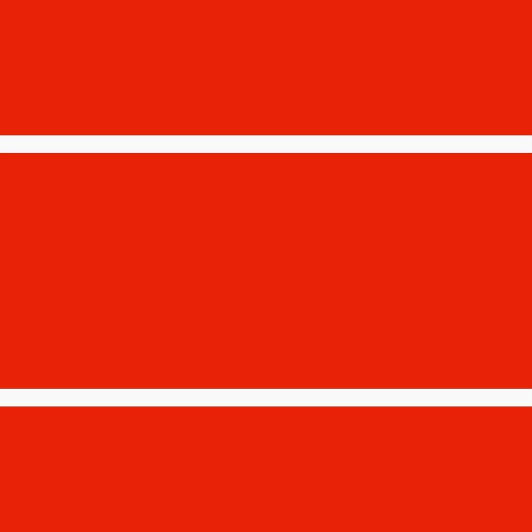 Red White Thin Stripe